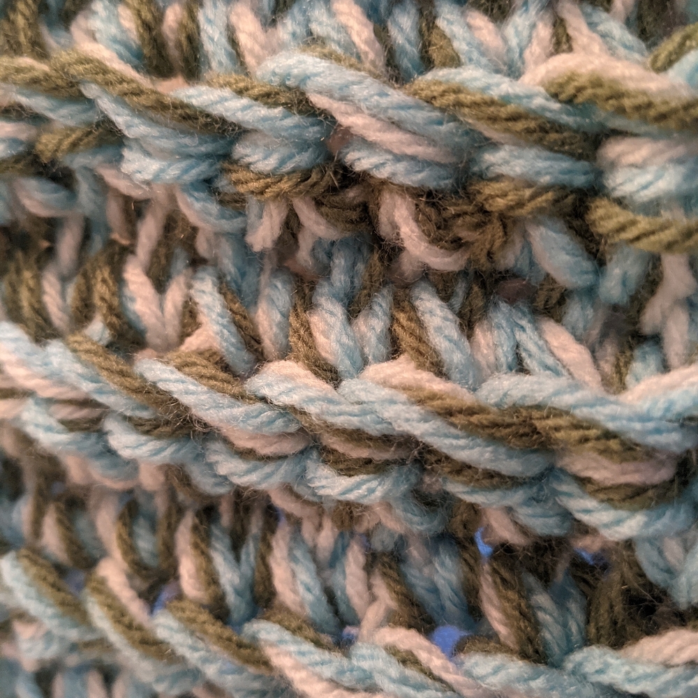 GRANDMACORE GRANDPACORE Crochet Scarf handmade one of a kindness!